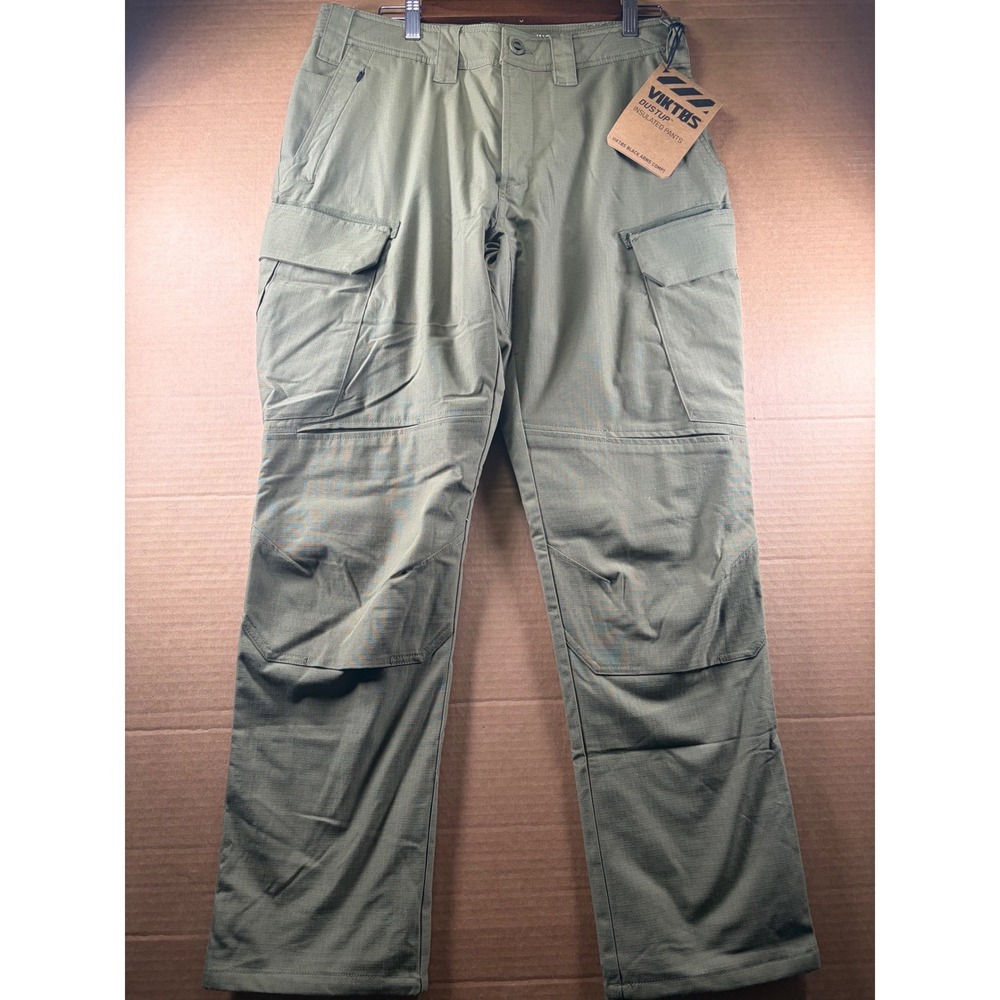 Viktos Dustup Insulated Pants Mens 32x30 Ranger Green Tactical Ripstop Cargo NWT
